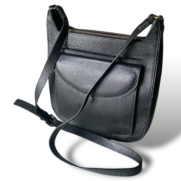 NORDSTROM Leather Crossbody Shoulder Bag NWOT 9.5”x 9.25”x2” Minimalist … - Picture 1 of 13